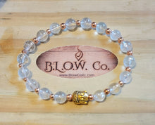 Load image into Gallery viewer, Blue Topaz 8mm Custom Bracelet