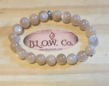 Load image into Gallery viewer, Orange Moonstone 10mm Custom Bracelet