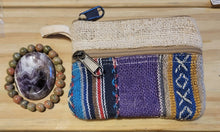 Load image into Gallery viewer, Hemp Wallet, Premade Bracelet and Worry Stone Gift Set