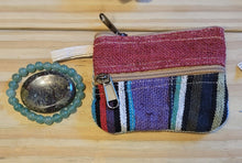 Load image into Gallery viewer, Hemp Wallet, Premade Bracelet and Worry Stone Gift Set