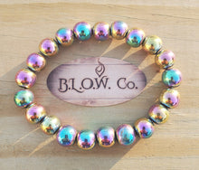 Load image into Gallery viewer, Rainbow Hematite Bracelets