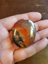 Load image into Gallery viewer, Brecciated Jasper instils a feeling of wholeness, serenity and being cared for. The Hematite within Brecciated Jasper acts as a deflector of negativity. Brecciated Jasper is also a grounding stone and is especially useful in healing.
