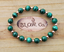 Load image into Gallery viewer, Malachite Custom Chakra Bracelet