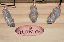 Load image into Gallery viewer, Aqua Aura Quartz Wire Wrapped Pendants