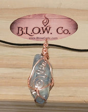 Load image into Gallery viewer, Aqua Aura Quartz Wire Wrapped Pendants