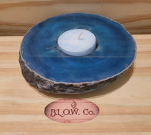 Load image into Gallery viewer, Blue Agate tealight holder