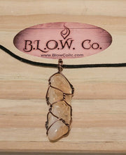 Load image into Gallery viewer, Citrine Wire Wrapped Pendant
