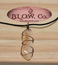 Load image into Gallery viewer, Citrine Wire Wrapped Pendant