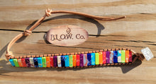 Load image into Gallery viewer, Chakra Jasper Leather Bracelet