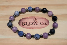 Load image into Gallery viewer, Lepidolite and Sodalite for Bi-Polar disorder 8mm