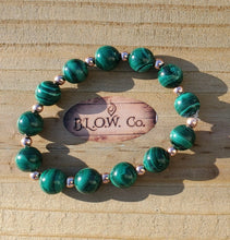 Load image into Gallery viewer, Malachite Custom Chakra Bracelet