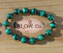 Load image into Gallery viewer, Malachite Custom Chakra Bracelet