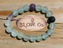Load image into Gallery viewer, Matte Rainbow Fluorite Bracelet