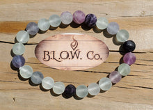 Load image into Gallery viewer, Matte Rainbow Fluorite Bracelet