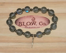 Load image into Gallery viewer, Matte Mystic Grey Aura Quartz