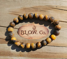 Load image into Gallery viewer, Matte Tigers Eye Bracelet