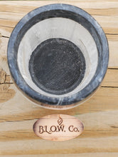 Load image into Gallery viewer, Selenite Tea Light Holder with Marble Top