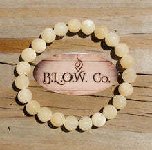 Load image into Gallery viewer, Matte Yellow Calcite Bracelet