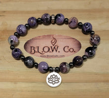 Load image into Gallery viewer, Charoite 10mm Custom Bracelet
