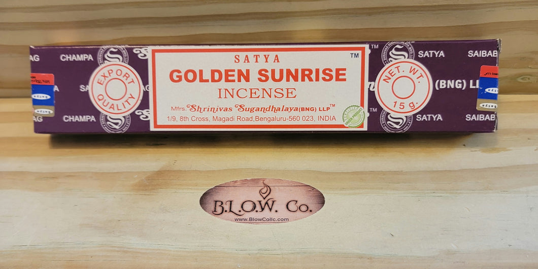 Satya Golden Sunrise Incense