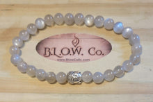 Load image into Gallery viewer, Silver Moonstone Custom Bracelet 8mm
