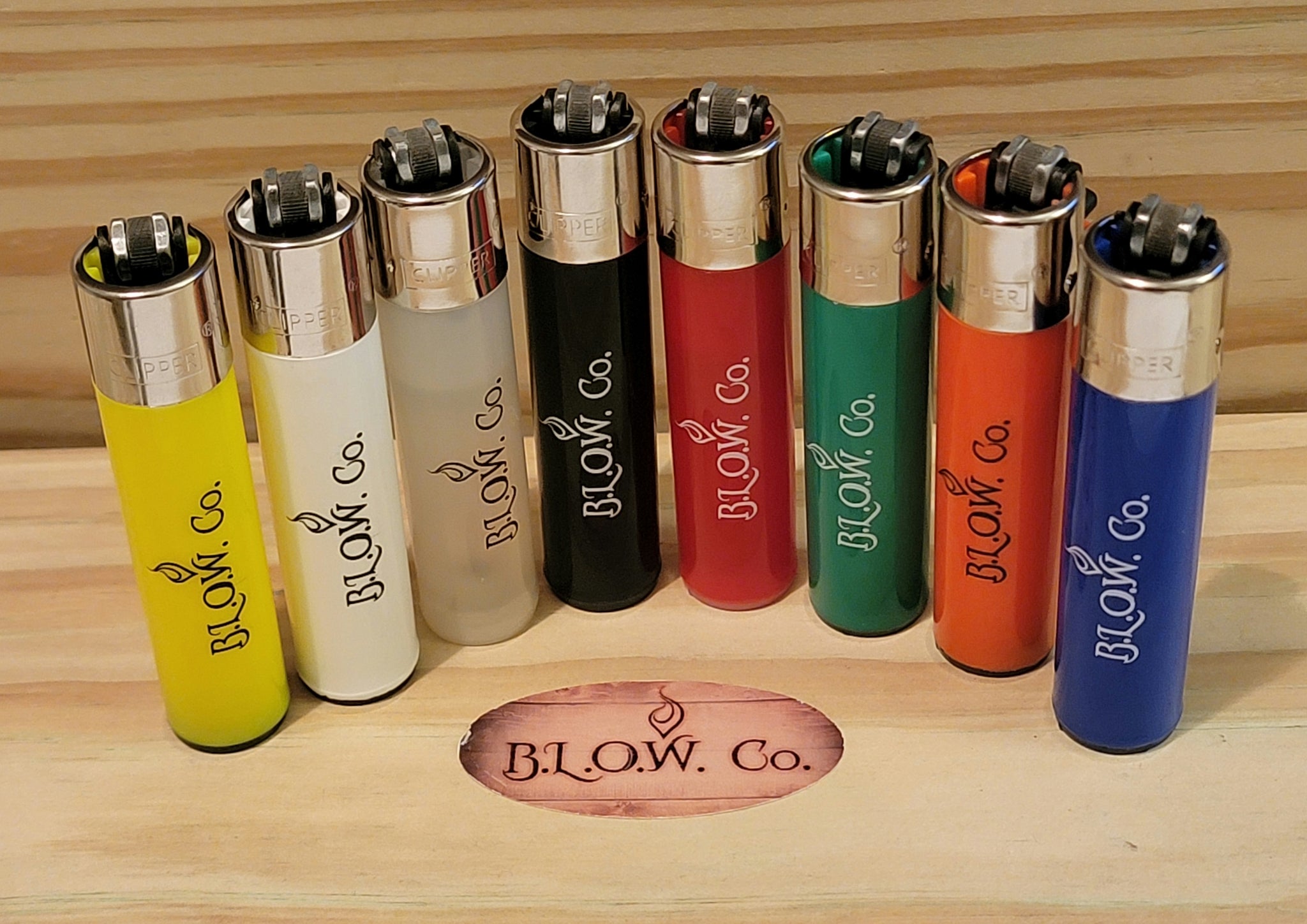 B.L.O.W. Co Clipper Refillable Lighters B.L.O.W. Co. Candles B.L.O.W. Co Clipper Refillable Lighters B.L.O.W. Co. Candles