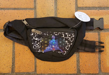 Load image into Gallery viewer, Black Printed Cotton Fanny Packs
