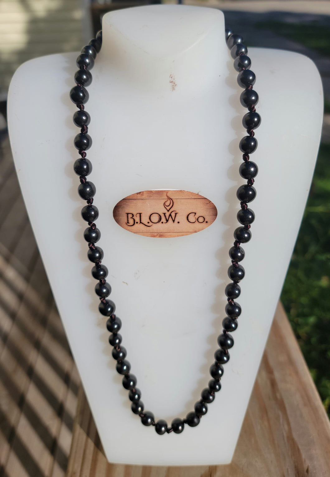 Custom Shungite Necklace with magnetic clasp