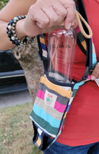 Load image into Gallery viewer, Hemp Water Bottle Carrier with Cell Phone Holder
