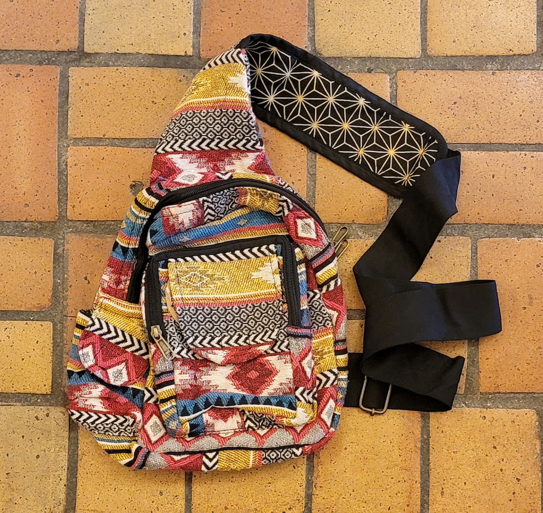 Jackard Shoulder Bag / Backpack