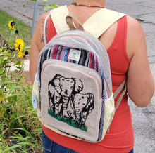 Load image into Gallery viewer, Large Himalayan Hemp Backpack
