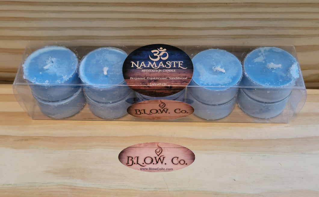Namaste Meditation Essential Oil Tea Light Set pack of 10