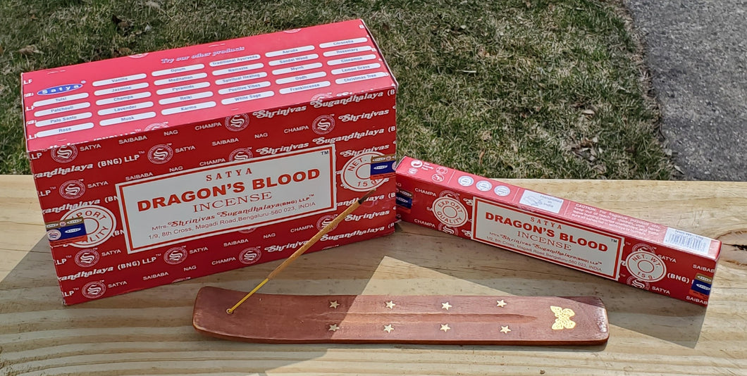 Satya Dragon's Blood Incense - Single Box