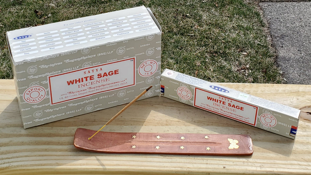 Satya White Sage Incense - Single Box