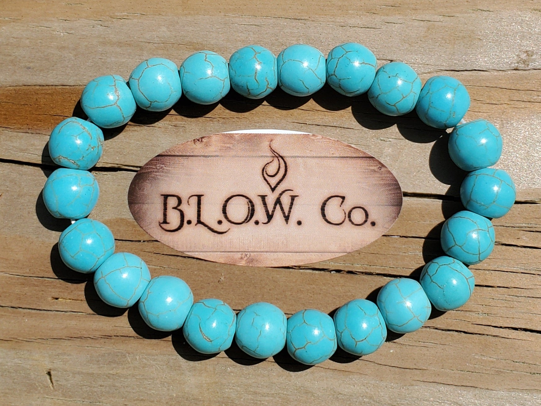 Empower Bracelet  BRAVE GoldTurquoiseHowlite  Scout Curated Wears
