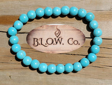 Load image into Gallery viewer, Turquoise Howlite Bracelet
